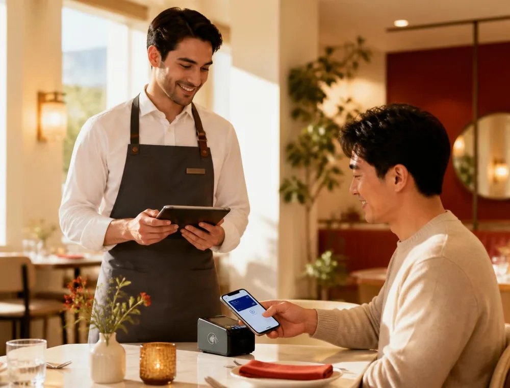 Orderaty in use — Dine-in service